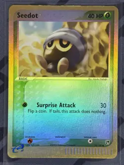 Pokemon TCG - Seedot 76/100 Reverse Holo - Lightly Played/MP - Sandstorm 2003 - Image 3