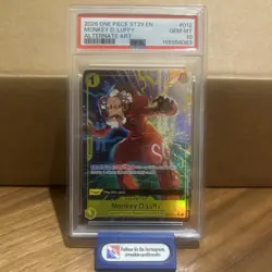 2026 Monkey D. Luffy ( Old Man Luffy ) 012 One Piece Starter Deck St29 PSA 10 - Image 1