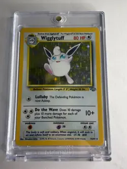 Pokemon TCG Wigglytuff Holo Jungle Set (1999) 16/64 WOTC Condition MP/HP - Image 3