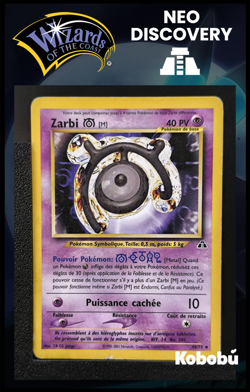 Carte Pokemon Zarbi M 49/75 Edition 2 Ed 2 Neo Discovery Wizards FR 2 - Image 1
