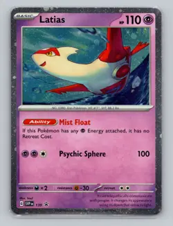 Latias #129 Stellar Crown Promo Pokemon Scarlet & Violet - Image 1