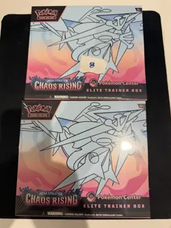 2x Chaos Rising Pokemon Center Elite Trainer Box ETB - BRAND NEW & SEALED ✅ - Image 1