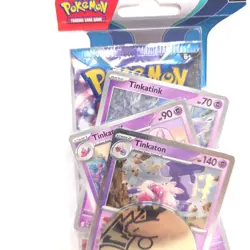 Pokemon TCG - Scarlet & Violet Paradox Rift Booster Pack Tinkaton Pikachu Coin - Image 3