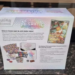 Pokemon TCG Prismatic Evolutions Elite Trainer Box Eevee Booster Promo 2025 - Image 2