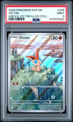 PSA 9 Victini SVP208 Unova Collection Box Promo Pokemon - Image 1