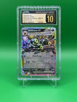 Umbreon EX 060/131 Prismatic Evolutions Stamped Promo CGC Pristine 10 Pokemon - Image 1