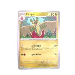 Flapple 139/191 Pokemon SV08: Surging Sparks Common NM - Image 1