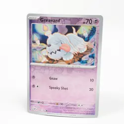Greavard 099/197 Pokemon SV03: Obsidian Flames Common Reverse Holo NM - Image 1