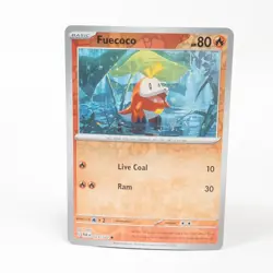 Fuecoco 023/182 Pokemon SV04: Paradox Rift Common Reverse Holo NM - Image 1