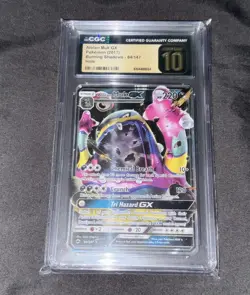 Alolan Muk GX Holo 84/147 2017 Pokemon Burning Shadows CGC 10 Pristine BL - Image 1
