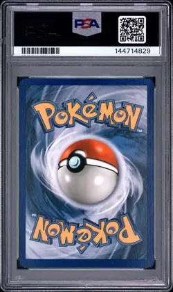1999 POKEMON FOSSIL #4 DRAGONITE-HOLO PSA 8 - Image 2