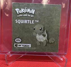 Squirtle R06 Pokemon Artbox 1999 Series 1 Squirtle Squad Gold Holo Sticker - Image 2