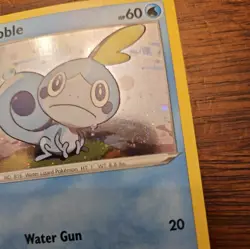 Sobble 054/202 Cosmos SWIRL Holo Rare Pokemon TCG Promo - Image 2