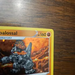 Coalossal SWSH054 Cosmos Holo SWIRL Rare Pokemon Black Star Promo NM - Image 4