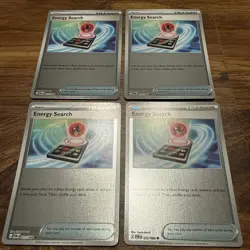 Energy Search 072/088 REVERSE HOLO x4 Playset 4x Pokemon ME03 Perfect Order POR - Image 1