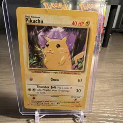 Wizards of the Coast Pokemon Pikachu Base Set 58/102 Common ENG 1999 - Image 1