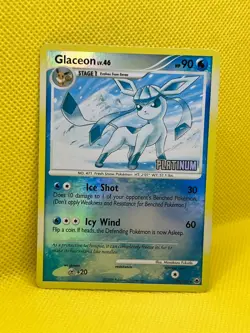Pokemon Tcg Glaceon 20/100 Reverse Holo Platinum Stamped Burger King - Image 1