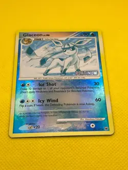 Pokemon Tcg Glaceon 20/100 Reverse Holo Platinum Stamped Burger King - Image 2
