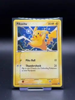 Pikachu 60/106 EX Emerald LP Pokemon Card TCG Vintage - Image 1