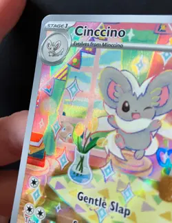 Cinccino 183/162 Temporal Forces FULL ART ILLUSTRATION RARE HOLO Pokemon Card NM - Image 5