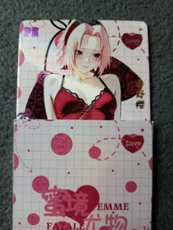 SAKURA NARUTO PR04 FEMME FATALE 2 Goddess Story WAIFU ANIME CARD - Image 1