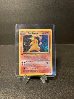 Pokemon TCG Typhlosion 17/111 Neo Genesis 2000 1st Edition Holo - Image 3