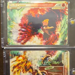 Pokemon Ho-Oh LEGEND Card 112/123 2010 Legend Set Nintendo Fire Type - Image 1