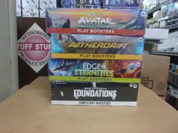 MTG AVATAR + AETHERDRIFT + EDGE PLAY + FOUNDATIONS JUMPSTART BOOSTER BOX LOT - Image 1