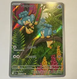 Pokemon TCG Panpour 101/086 Illustration Rare Holo Sv: Black Bolt English - Image 1