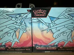 Pokemon TCG Chaos Rising Pokemon Center Elite Trainer Box ETB Factory Sealed x2 - Image 1