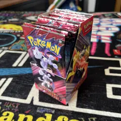 Pokemon Scarlet & Violet Destined Rivals Half Booster 18 Pack Unsealed Box - Image 1