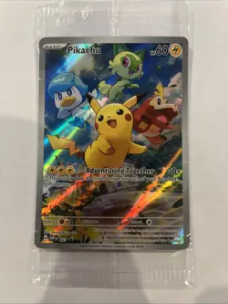 Pokemon TCG Pikachu SVP 027 Sealed Pokemon Black Star Promo - Image 1