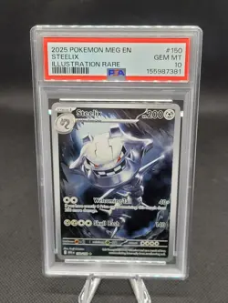 Steelix PSA 10 150/132 Me01: Mega Evolution Illustration Rare EN PSA 10 - Image 1