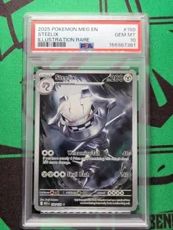 Steelix PSA 10 150/132 Me01: Mega Evolution Illustration Rare EN PSA 10 - Image 3