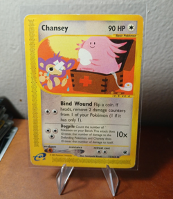 Pokemon Chansey 072/165 Uncommon Regular Expedition Base Set English 2002 90 HP - Image 1