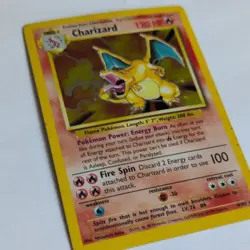 Pokemon TCG Charizard 4/102 Base Set Holo Rare Stage 2 120 HP English 1999 - Image 2