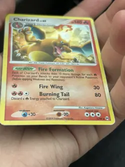 Pokemon TCG Charizard Platinum Arceus 1/99 Cracked Ice Holo RARE HP - Image 5