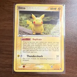 Ditto 63/113 EX Delta Species 2005 Common 60 HP English Pokemon TCG - Image 1