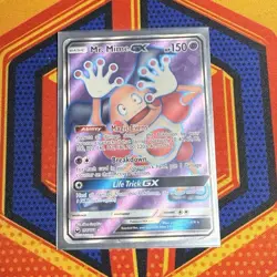 Pokemon Mr. Mime GX Full Art 156/168 SM Celestial Storm Holo Ultra Rare 150 HP - Image 1