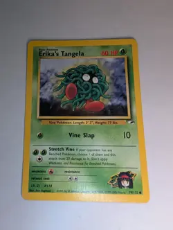 2000 Pokemon Gym Heroes Erika's Tangela 79/132 Unlimited WotC Vintage TCG Card - Image 1