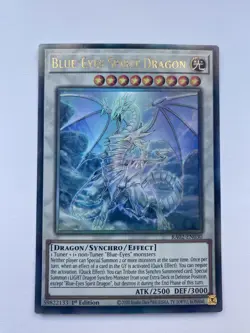 RA02-EN030 Blue-Eyes Spirit Dragon : Ultimate Rare 1st Edition YuGiOh Card - Image 1