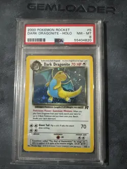 Pokemon Dark Dragonite TCG Holo Rare Card 5/82 Team Rocket WOTC 1999/2000 - Image 1