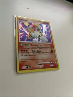 Pokemon Entei Card TCG 4/132 Secret Wonders Cracked Ice Holo Rare - Image 2