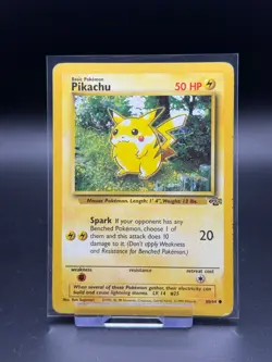 Pikachu 60/64 Jungle MP Pokemon Card TCG Vintage - Image 1