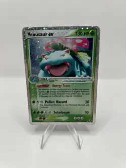 Pokemon TCG Venusaur EX Holo Rare Card 112/112 2004 EX FireRed LeafGreen - HP - Image 1