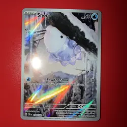 Snom 168/162 - Pokemon Temporal Forces Illustration Rare Card - LP - Image 1