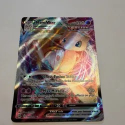 Pokemon Mew VMAX Fusion Strike 114/264 Ultra Rare Full Art Holo Card English - Image 1