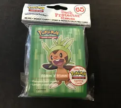 Ultra Pro XY Pokemon Card Standard Size Chespin Sleeves Deck Protectors 65ct - Image 1