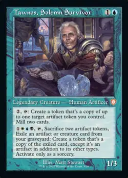 Tawnos, Solemn Survivor (Retro) [The Brothers' War Commander] Near Mint - Image 1