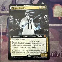 MTG Mister Negative Borderless 274 Mythic Spider-Man Pack Fresh Card - Image 1